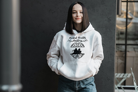 Choose the Right Mental Health Matters Hoodie