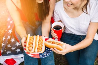 Red Ruby Hotdogs and Salute Fireworks