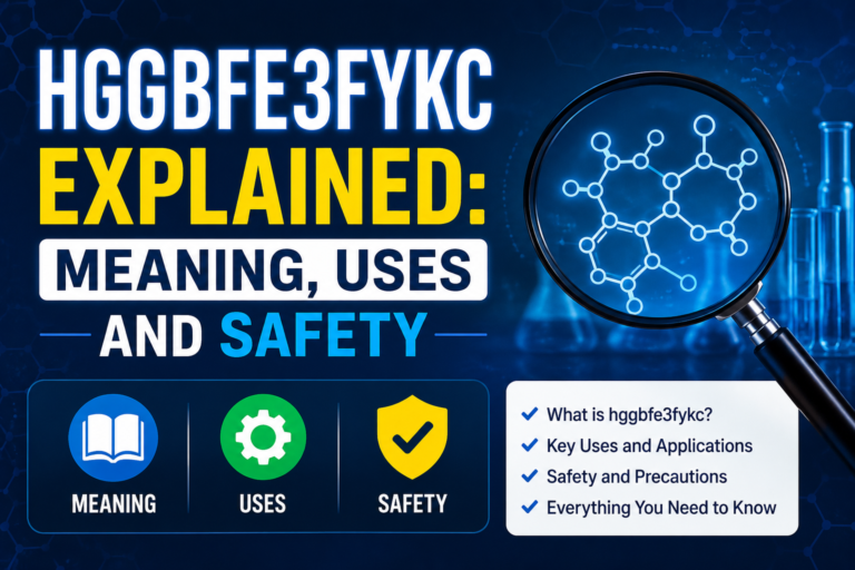 hggbfe3fykc Explained: Meaning, Uses and Safety hggbfe3fykc