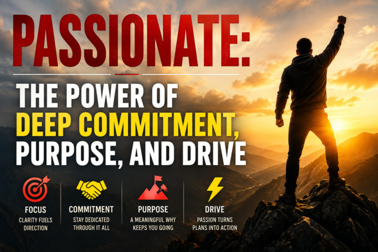Passionate: How Deep Commitment Drives Success pasonet