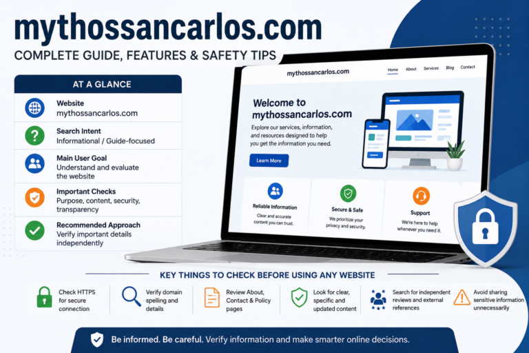 mythossancarlos.com: Complete Website Guide & Key Facts mythossancarlos.com