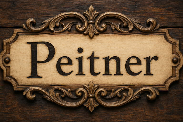 Peitner: Meaning, Origin, History & Family Name Guide Peitner.