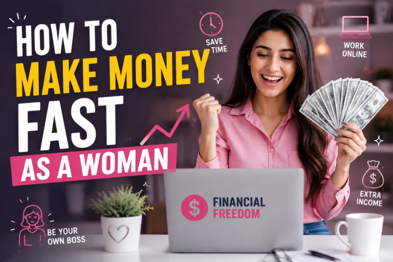 how to make money fast as a woman