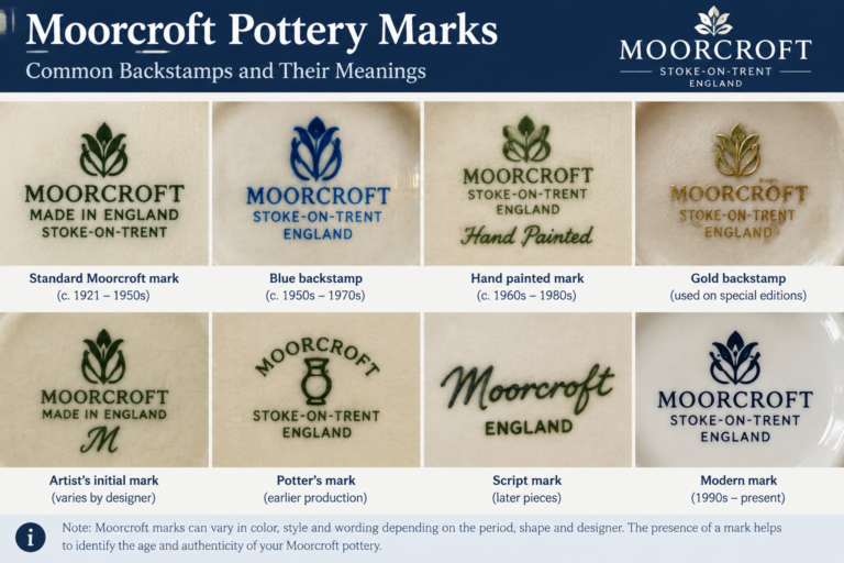 w moorcroft pottery marks